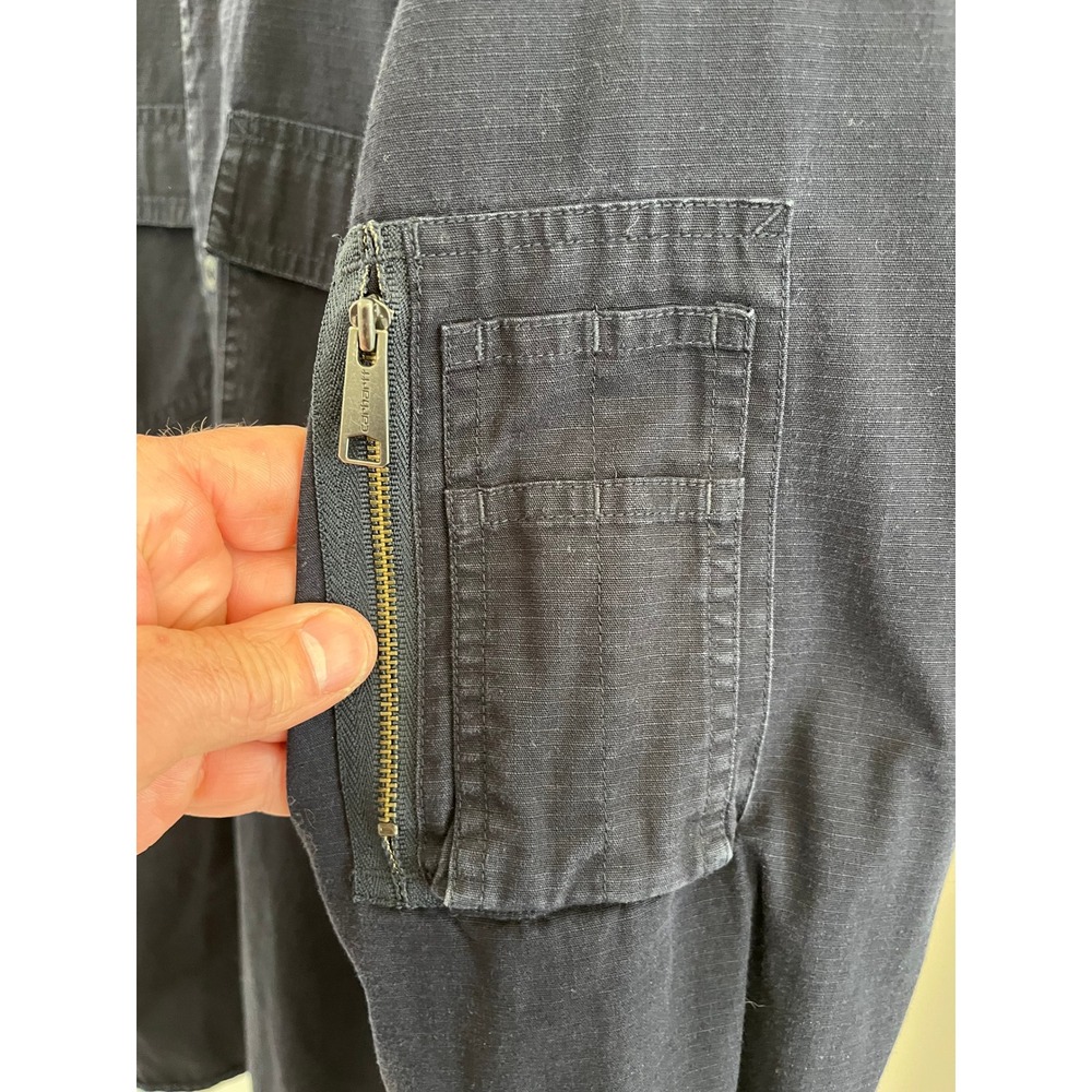 Carhartt WIP L/S Pierre Shirt Military Utility Button Up - Picture 3 of 8